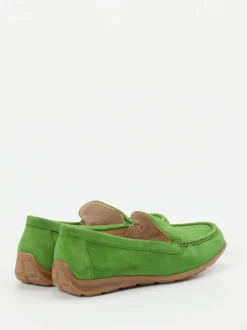 Gabor Comfort – Loafer aus Veloursleder grasgrün