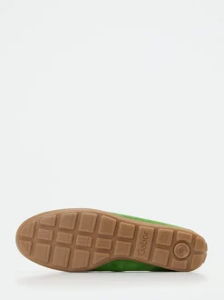 Gabor Comfort – Loafer aus Veloursleder grasgrün