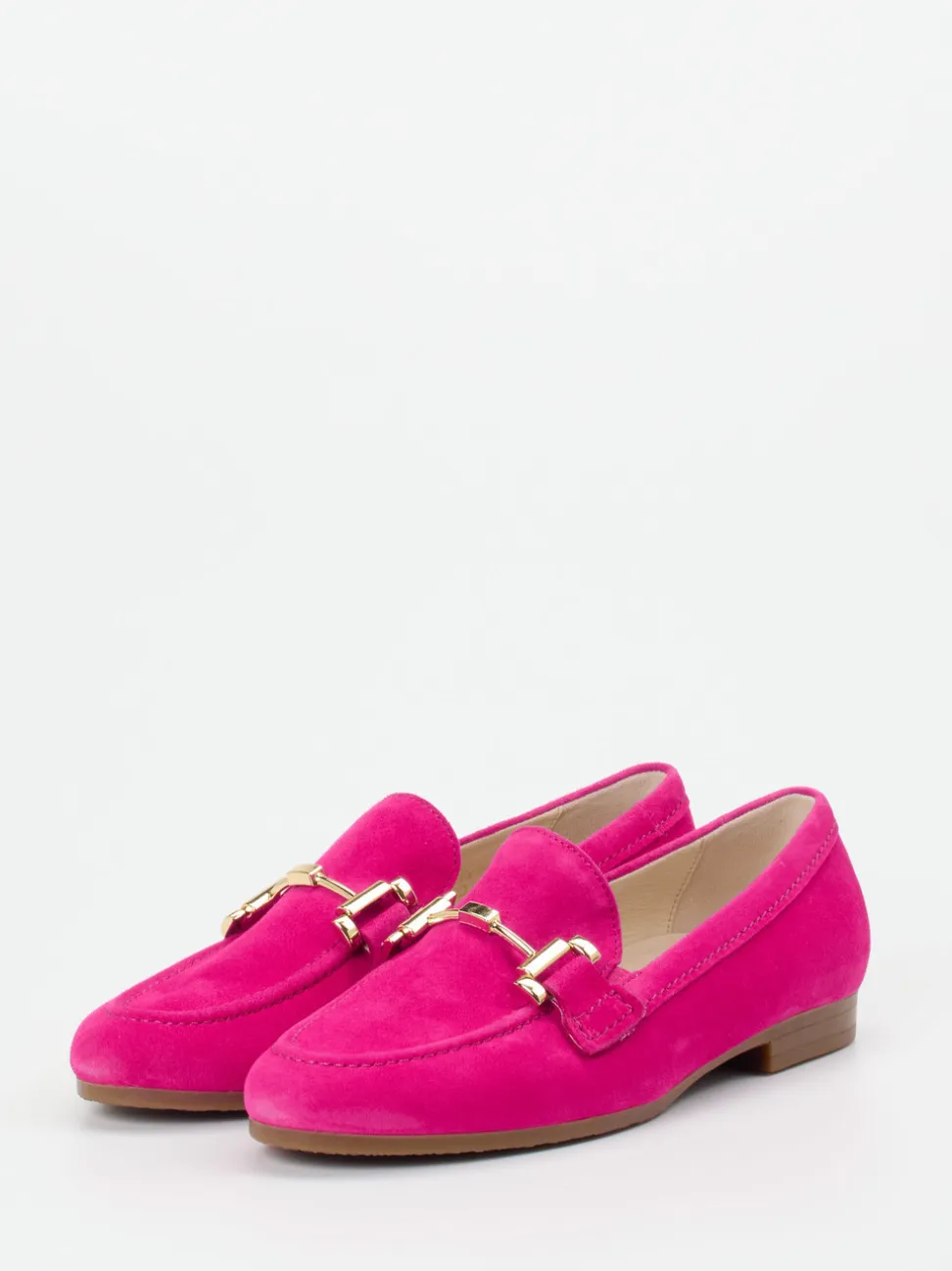 Gabor Comfort – Loafer aus Veloursleder Pink
