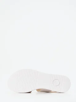 Gabor Comfort – Plateau-Sandalen aus Kalbleder beige