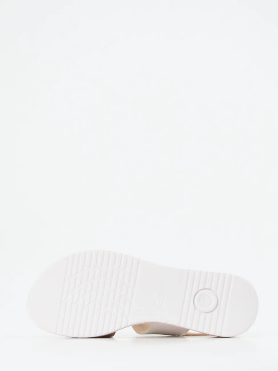 Gabor Comfort – Plateau-Sandalen aus Kalbleder beige