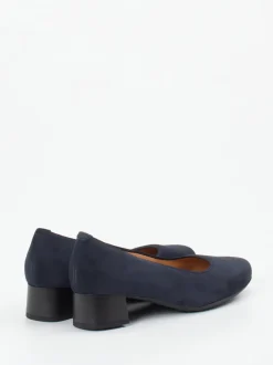Gabor Comfort – Pumps aus Veloursleder Dunkelblau