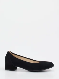 Gabor Comfort – Pumps aus Veloursleder schwarz