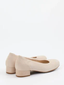 Gabor Comfort – Pumps aus Veloursleder beige