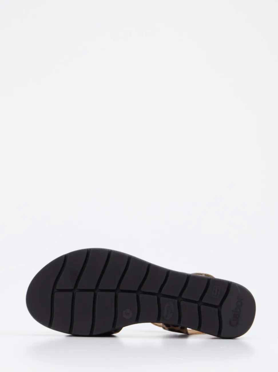 Gabor Comfort – Sandale aus geprägtem Leder mit Leoprint