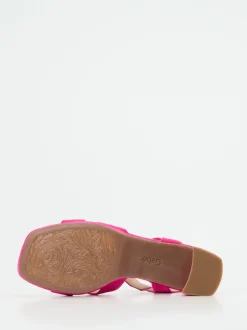 Gabor Comfort – Sandale aus Veloursleder Pink