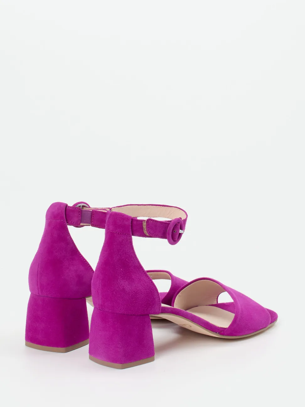 Gabor Comfort – Sandale aus Veloursleder Pinkfuchsia