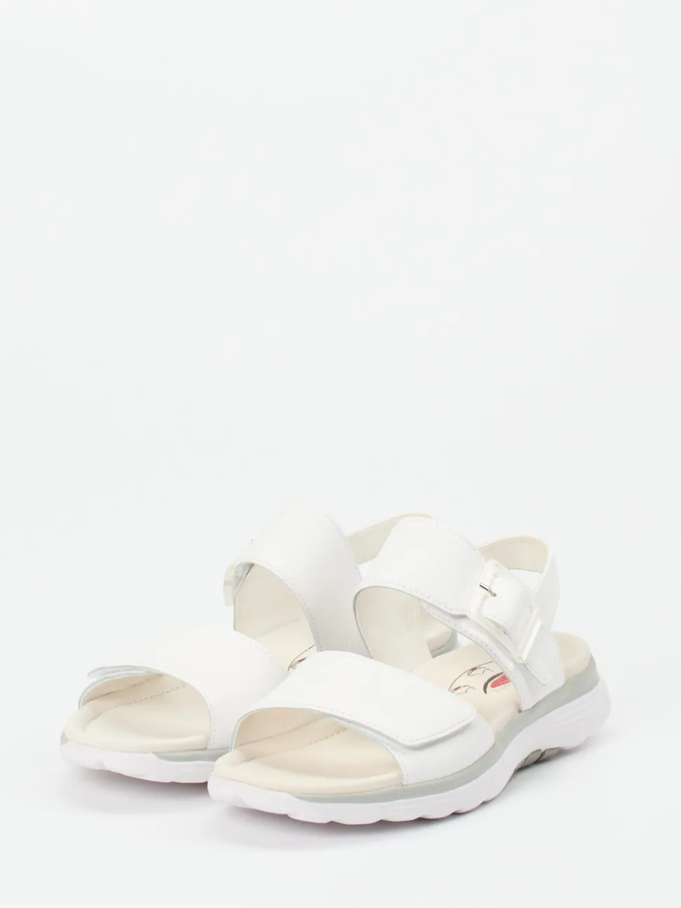 Gabor Comfort – Sandalen aus Kalbleder Weiß