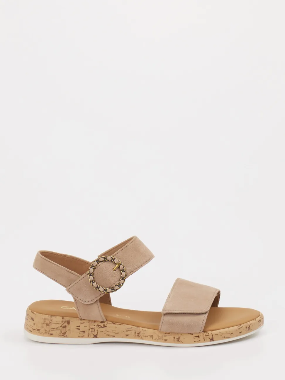 Gabor Comfort – Sandalen aus Veloursleder beige
