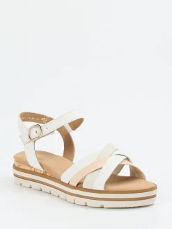 Gabor Comfort – Sandalen aus Kalbleder Beige