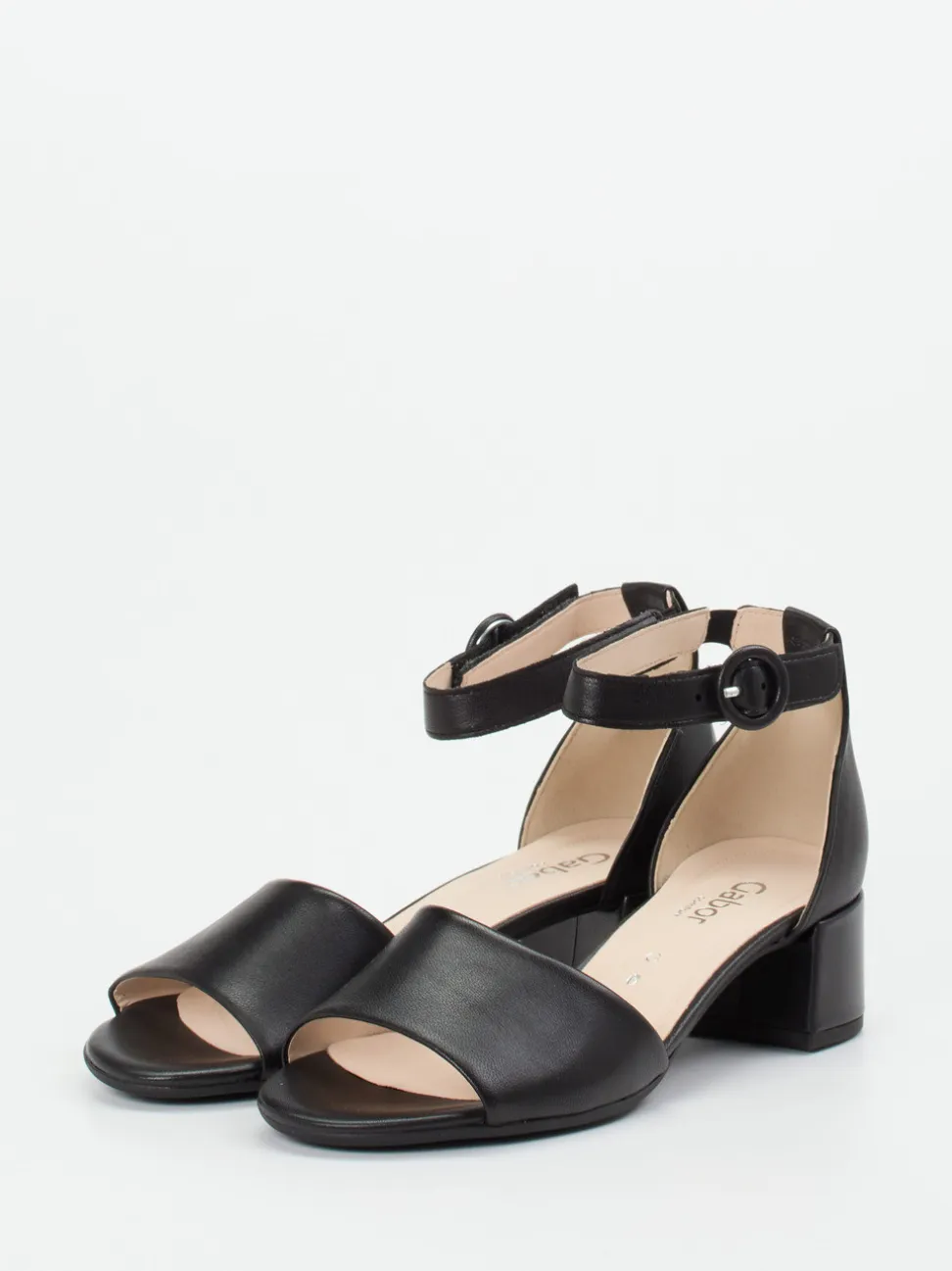 Gabor Comfort – Sandalette aus Lammleder schwarz