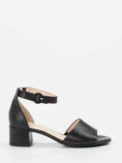 Gabor Comfort – Sandalette aus Lammleder schwarz