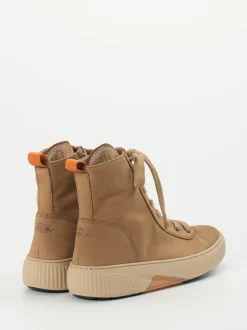 Gabor Comfort – Schnürboots aus Nubukleder Beige