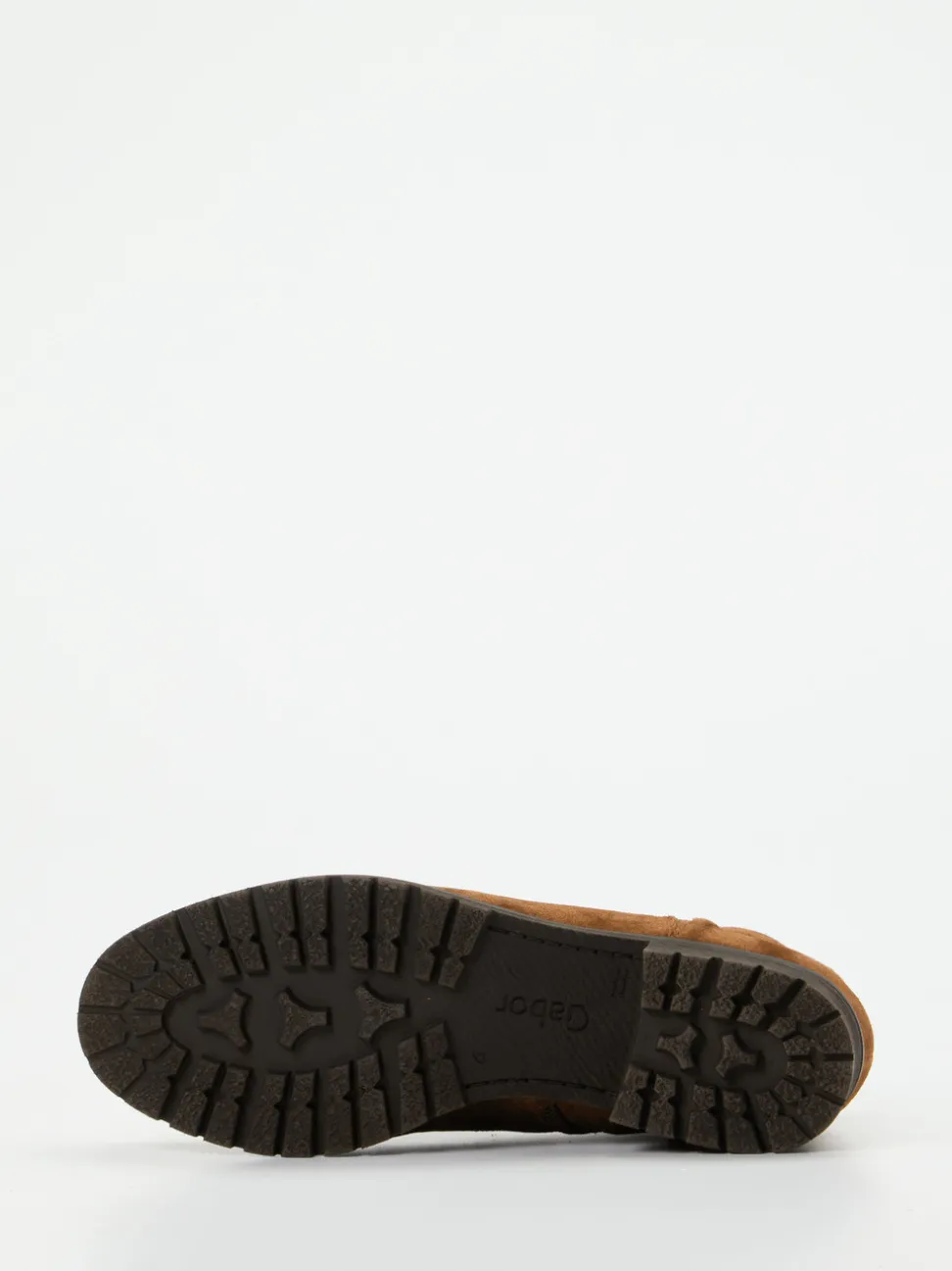 Gabor Comfort – Schnürboots aus Veloursleder braun