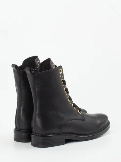 Gabor Comfort – Schnürboots aus Kalbleder Schwarz