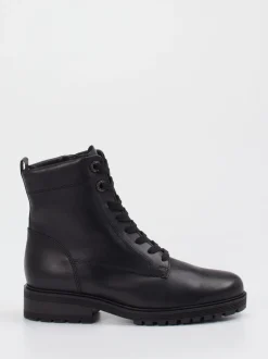 Gabor Comfort – Schnürboots aus Kalbleder schwarz