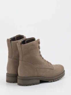 Gabor Comfort – Schnürboots aus Nubukleder in Taupe