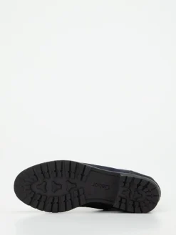 Gabor Comfort – Schnürboots aus Veloursleder Dunkelblau