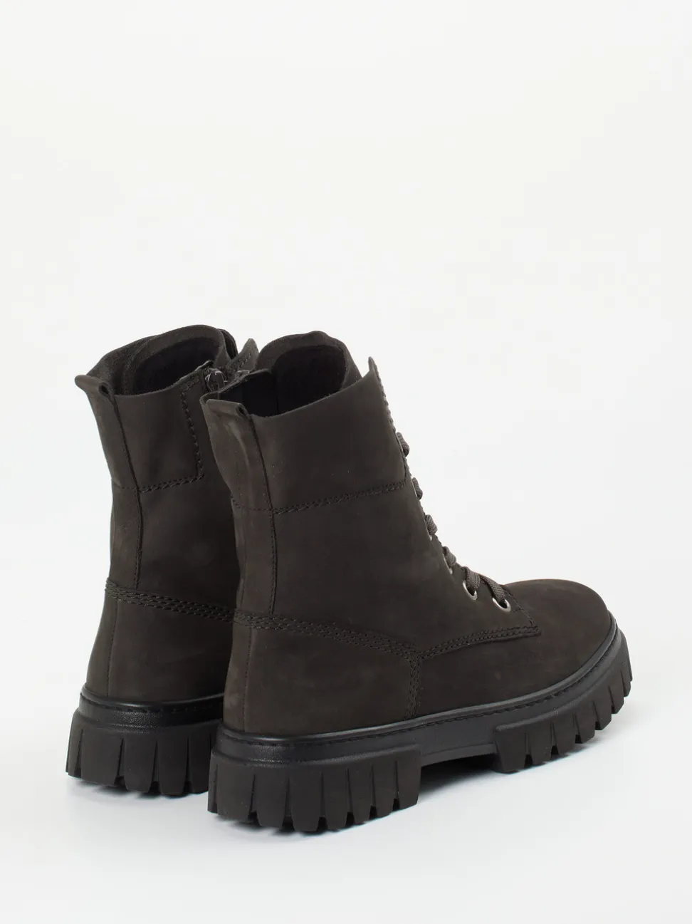Gabor Comfort – Schnürboots aus Nubukleder grau