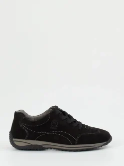 Gabor Comfort – Schnürschuhe aus Nubukleder schwarz