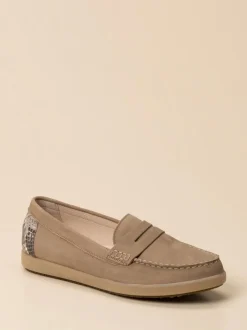 Gabor Comfort – Slipper aus Nubukleder in Taupe