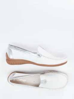 Gabor Comfort – Slipper aus Kalbleder Offwhite