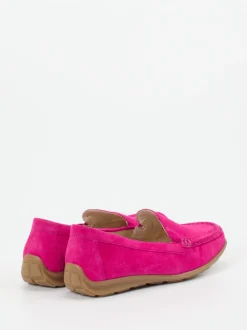 Gabor Comfort – Slipper aus Veloursleder pink