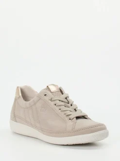 Gabor Comfort – Sneaker aus Veloursleder beige