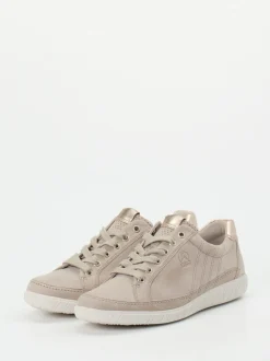 Gabor Comfort – Sneaker aus Veloursleder beige