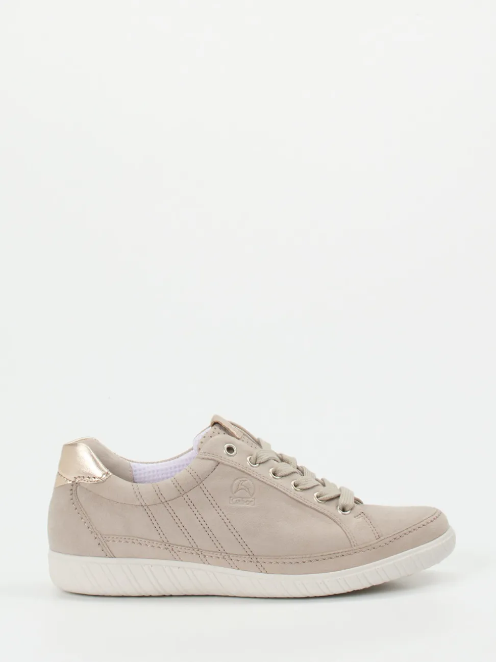 Gabor Comfort – Sneaker aus Veloursleder beige