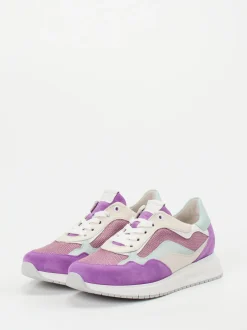 Gabor Comfort – Sneaker aus Veloursleder Flieder