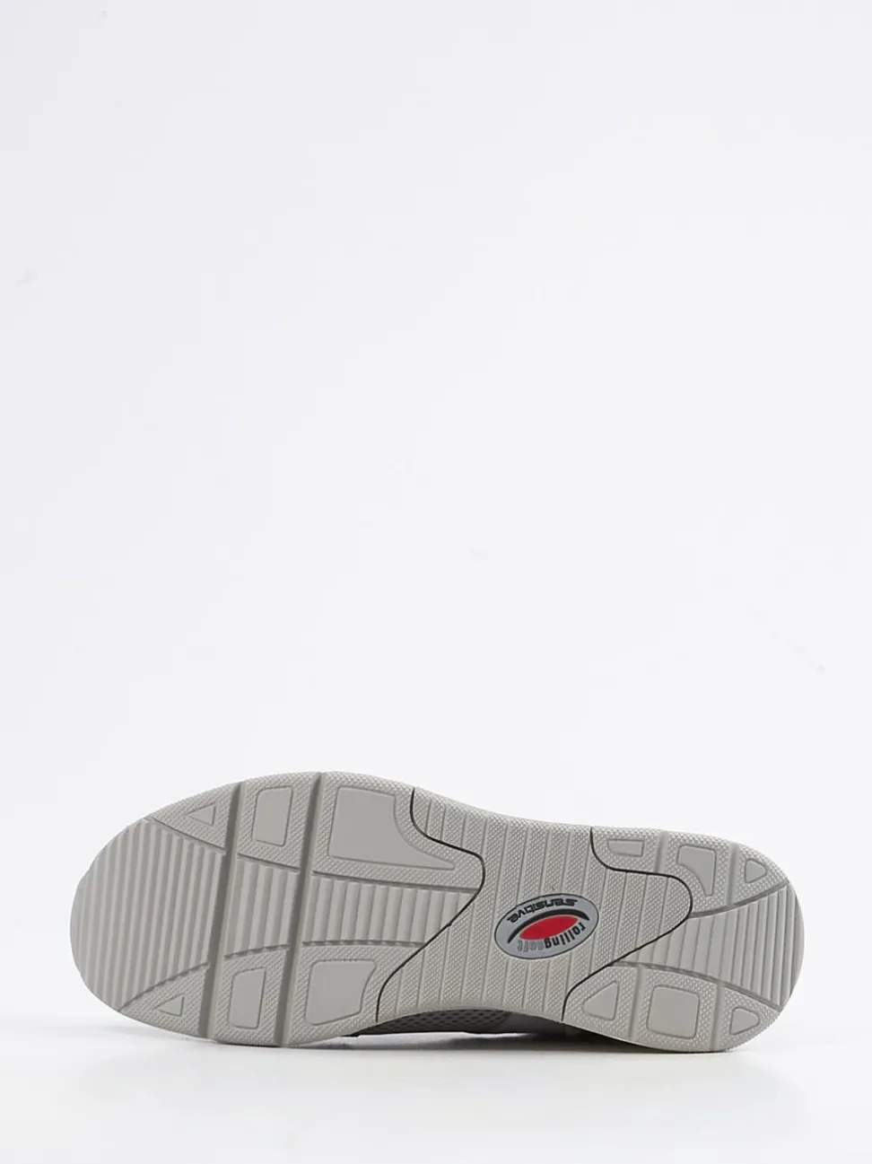 Gabor Comfort – Sneaker aus Velour/Textil hellgrau