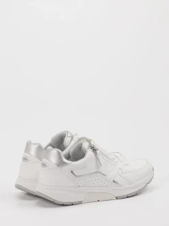 Gabor Comfort – Sneaker aus Kalbleder in Offwhite