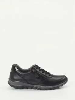 Gabor Comfort – Sneaker aus Kalbleder schwarz