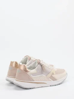 Gabor Comfort – Sneaker aus Veloursleder in Beige