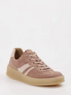 Gabor Comfort – Sneaker aus Veloursleder altrosé