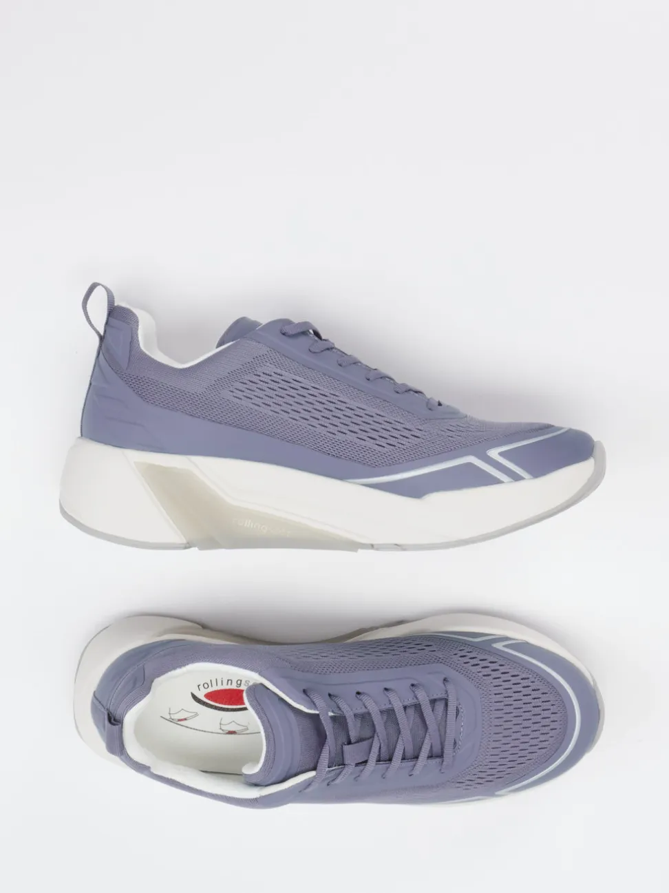 Gabor Comfort – Sneaker aus Textil in Blaugrau