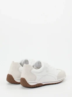 Gabor Comfort – Sneaker aus Kalb- und Veloursleder Weiß