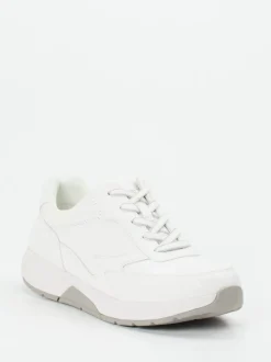 Gabor Comfort – Sneaker aus Kalbleder Offwhite
