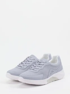 Gabor Comfort – Sneaker aus Mesh und Synthetik Hellblau