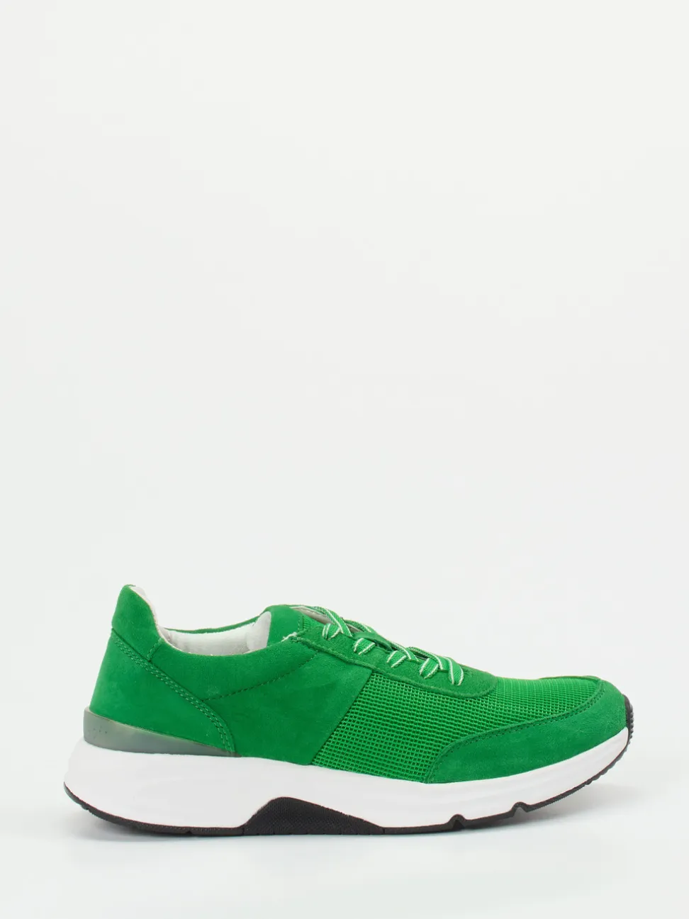 Gabor Comfort – Sneaker aus Veloursleder grün