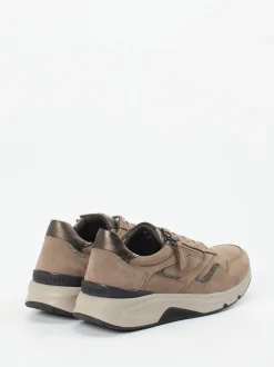 Gabor Comfort – Sneaker aus Nubukleder Taupe