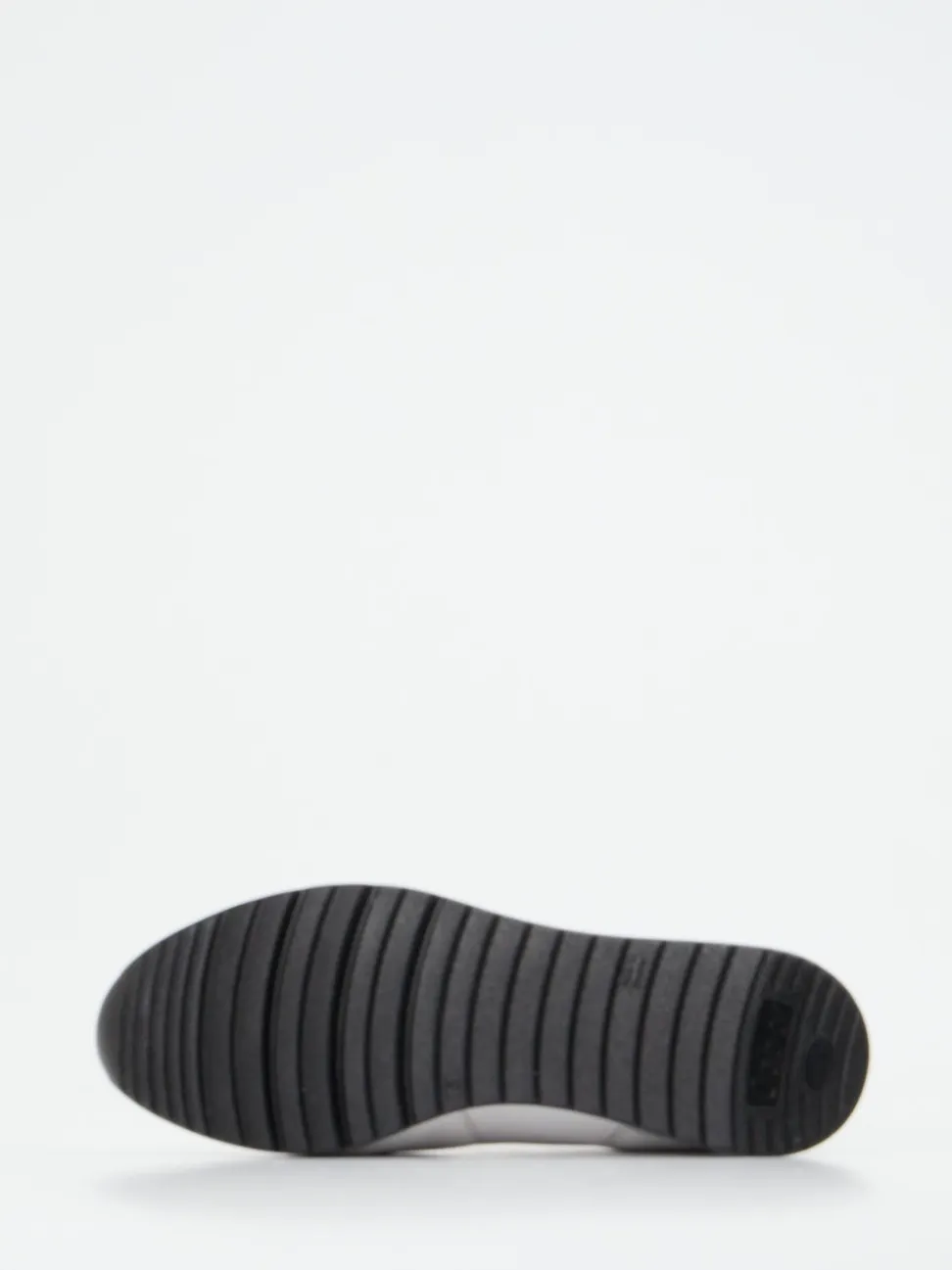 Gabor Comfort – Sneaker aus Kalbleder weiß metallic