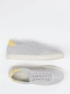 Gabor Comfort – Sneaker aus Veloursleder Hellgrau