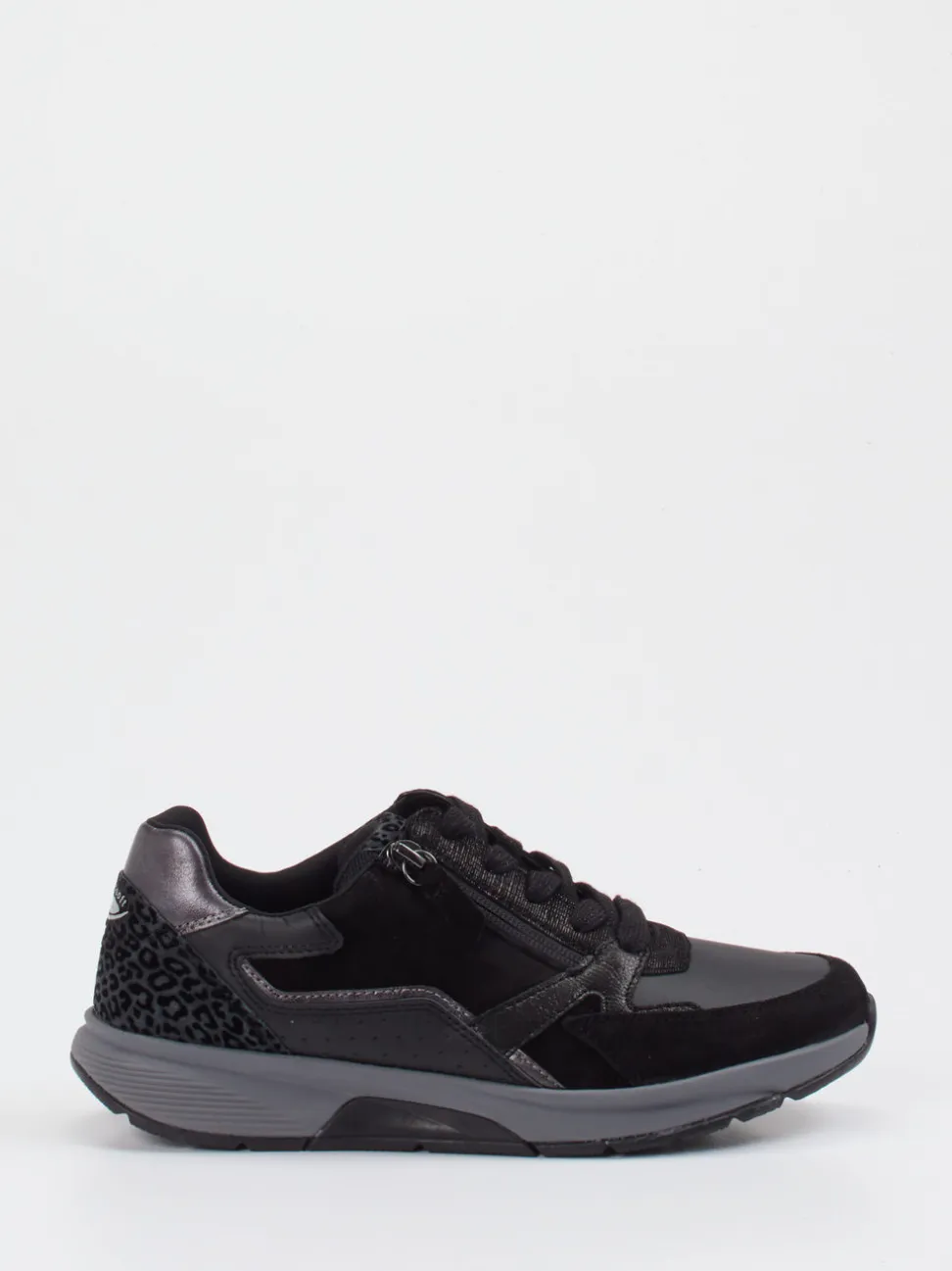 Gabor Comfort – Sneaker aus Veloursleder Schwarz