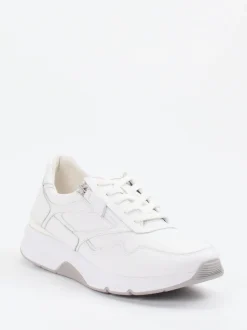 Gabor Comfort – Sneaker aus Kalbleder weiß
