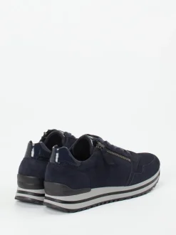 Gabor Comfort – Sneaker aus Veloursleder Dunkelblau