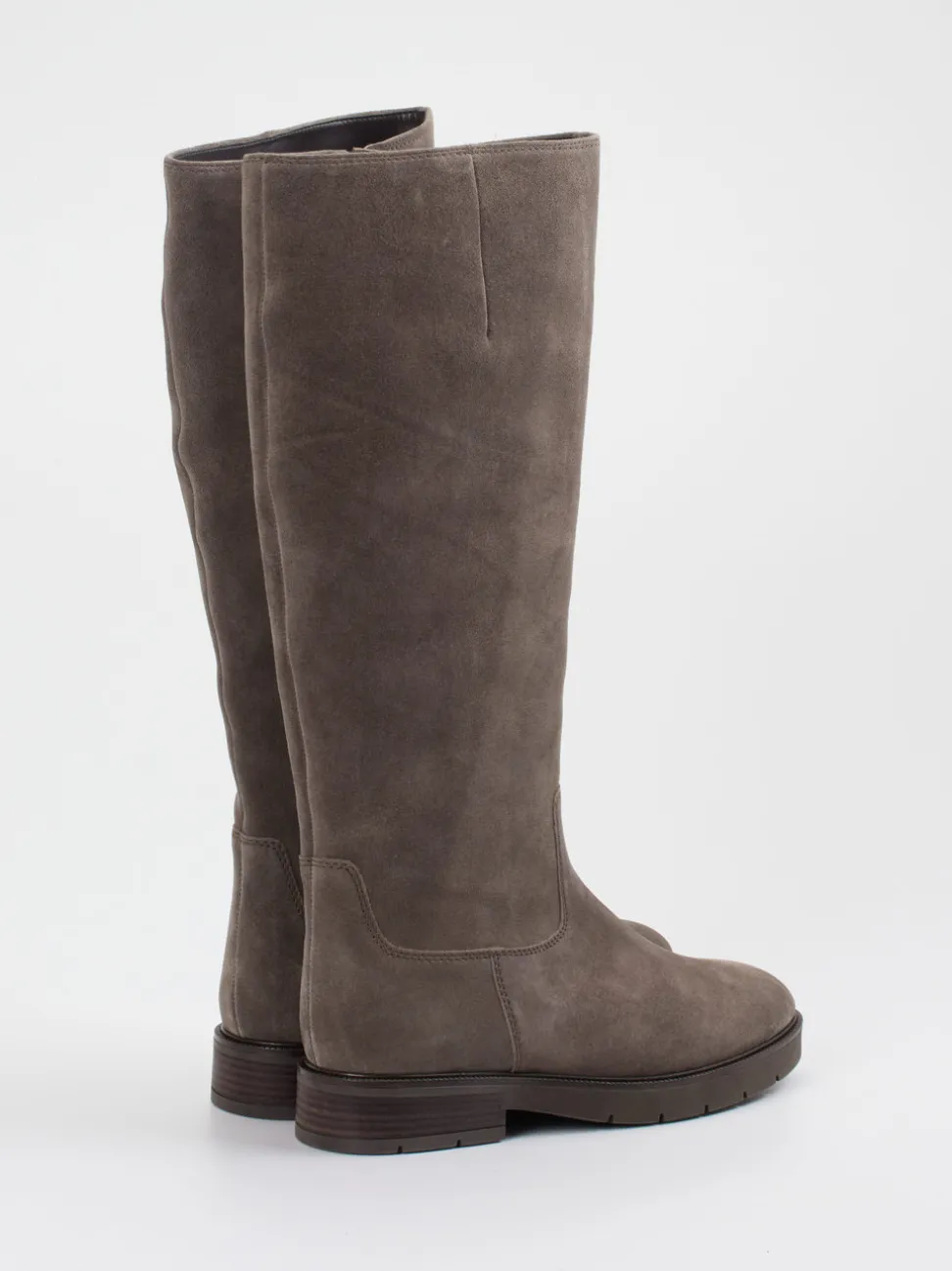 Gabor Comfort – Stiefel aus Veloursleder taupefarben