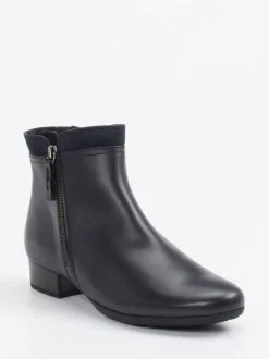Gabor Comfort – Stiefelette aus Lammleder Schwarz