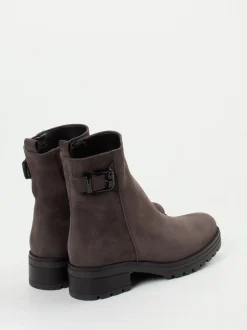 Gabor Comfort – Stiefeletten aus Nubukleder grau